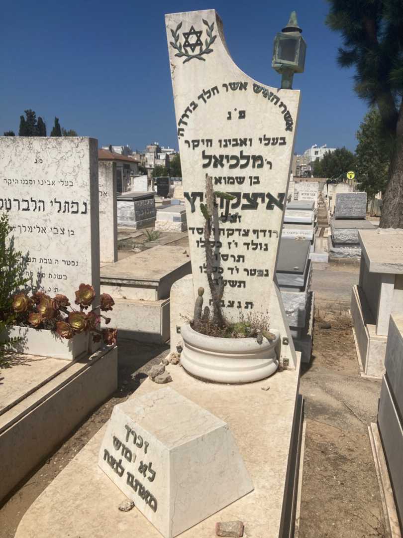 קברו של מלכיאל איצקוביץ. תמונה 1