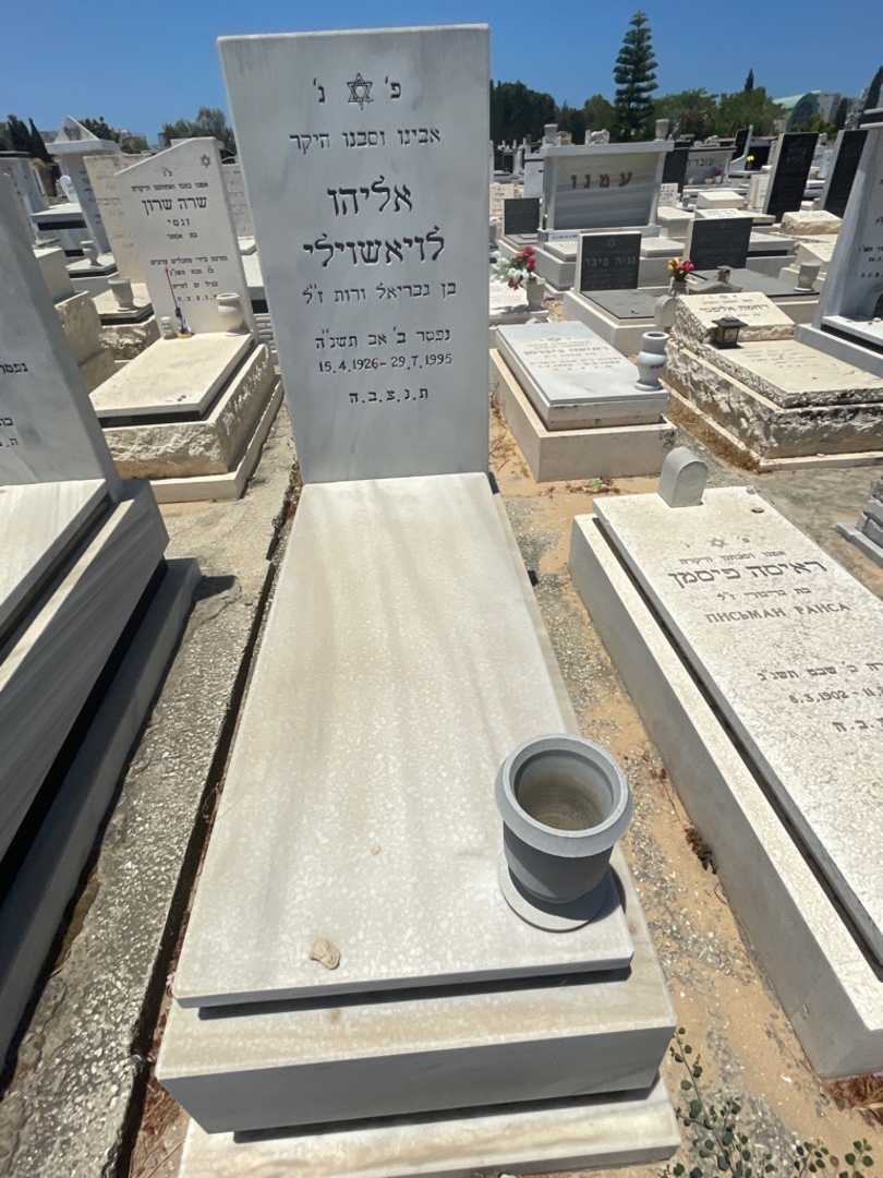 קברו של אליהו לויאשוילי. תמונה 1