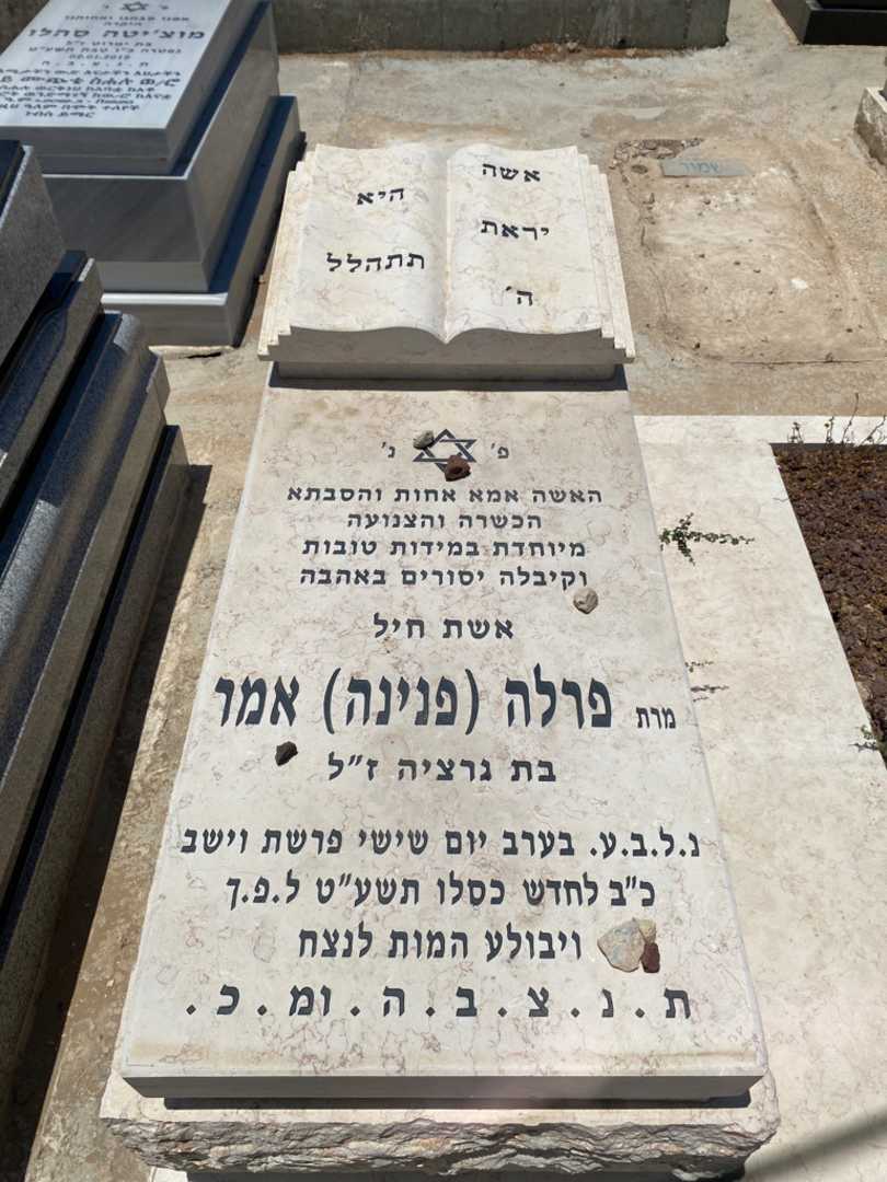 קברו של פנינה "פנינה" אמר. תמונה 2