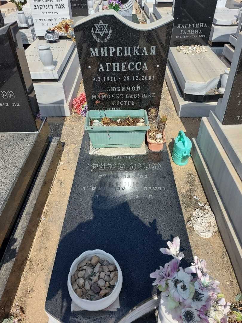 קברו של גנסיה מירצקי. תמונה 1