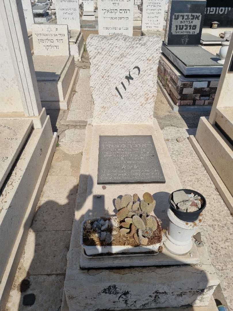 קברו של ראובן מצקין. תמונה 1