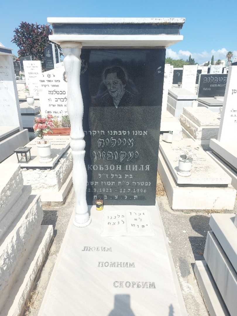 קברו של ציליה יעקובזון. תמונה 2