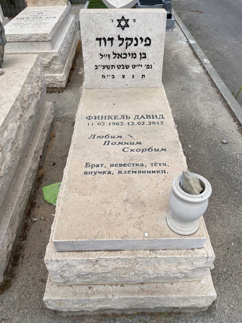 קברו של דוד פינקל. תמונה 1