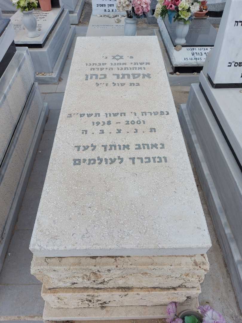 קברו של אסתר כהן. תמונה 1