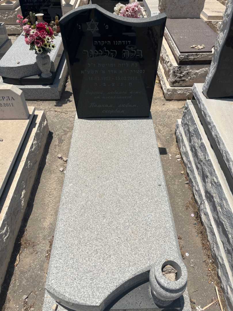 קברו של בלה קליינר. תמונה 1