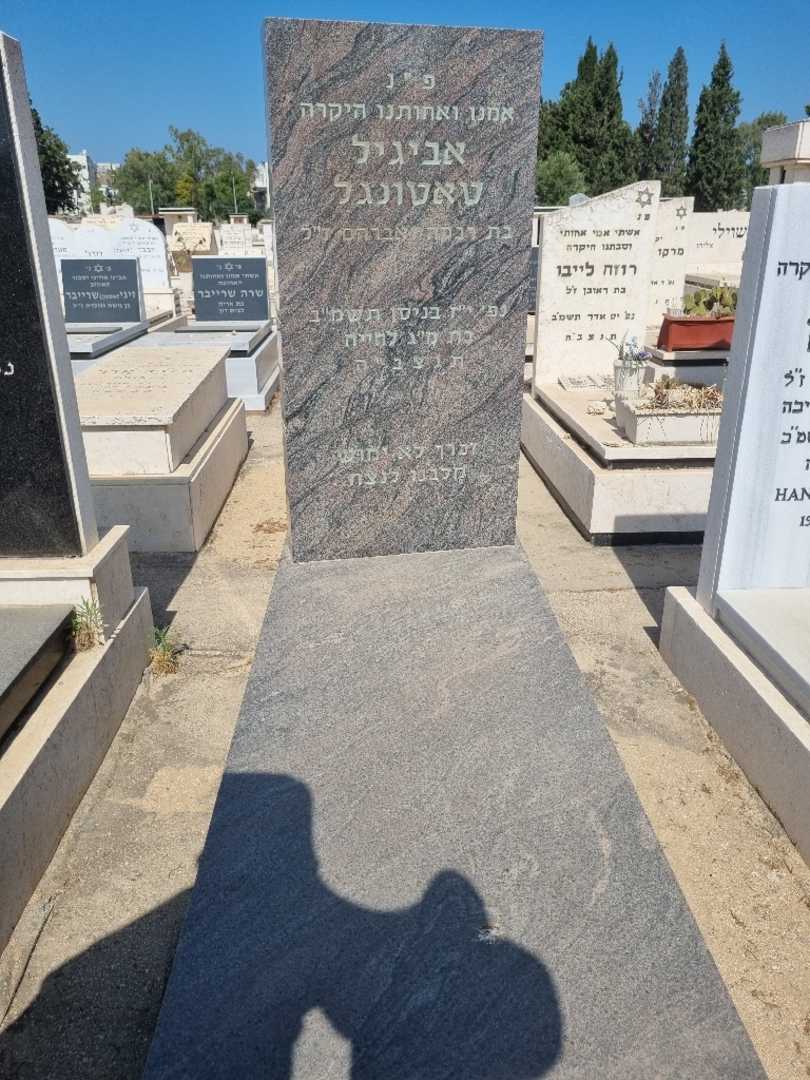 קברו של אביגיל טאטונגל. תמונה 1