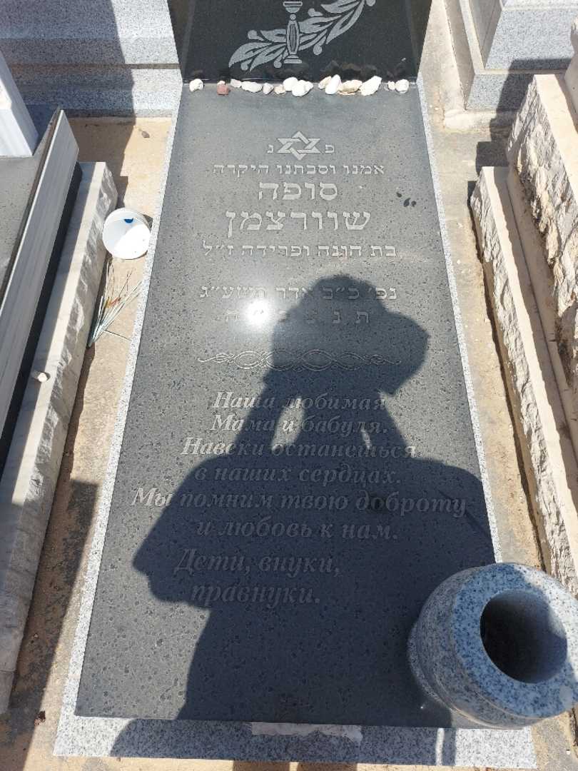 קברו של סופה שוורצמן. תמונה 2