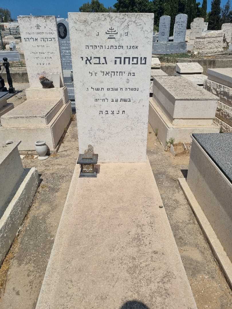 קברו של טפחה גבאי. תמונה 1