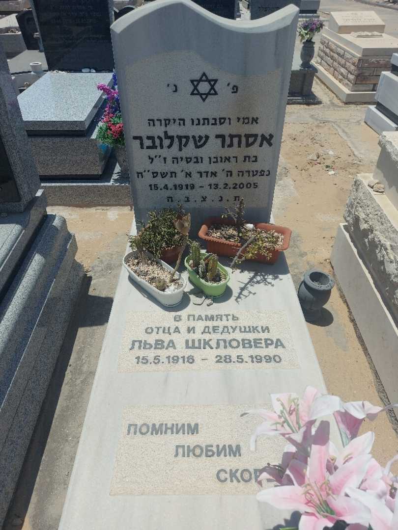 קברו של אסתר שקלובר. תמונה 1