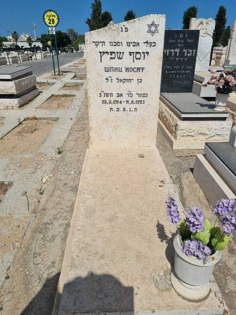 קברו של יוסף שפיץ. תמונה 1