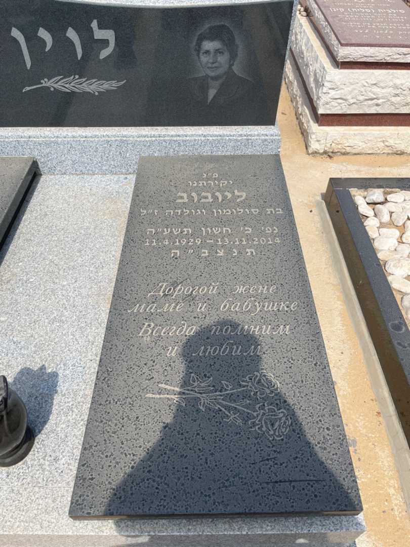 קברו של ליובוב לוין. תמונה 1
