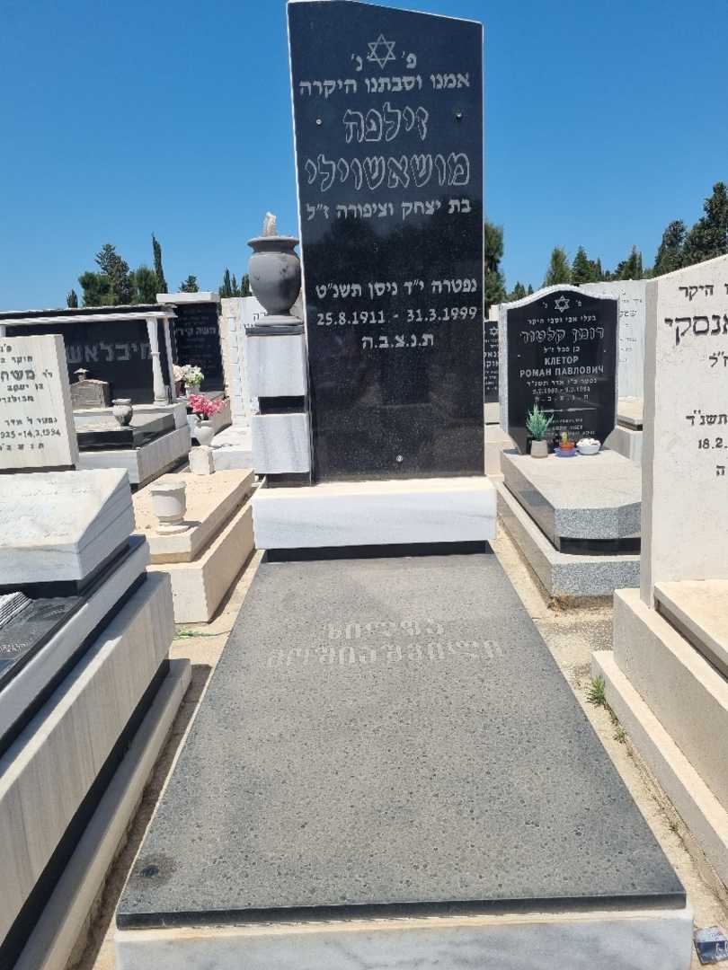 קברו של זילפה מושיאשוילי. תמונה 1