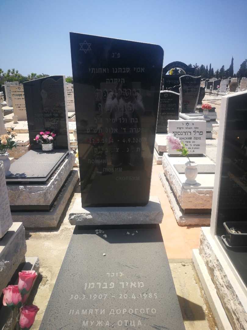 קברו של טטיאנה פברמן. תמונה 1