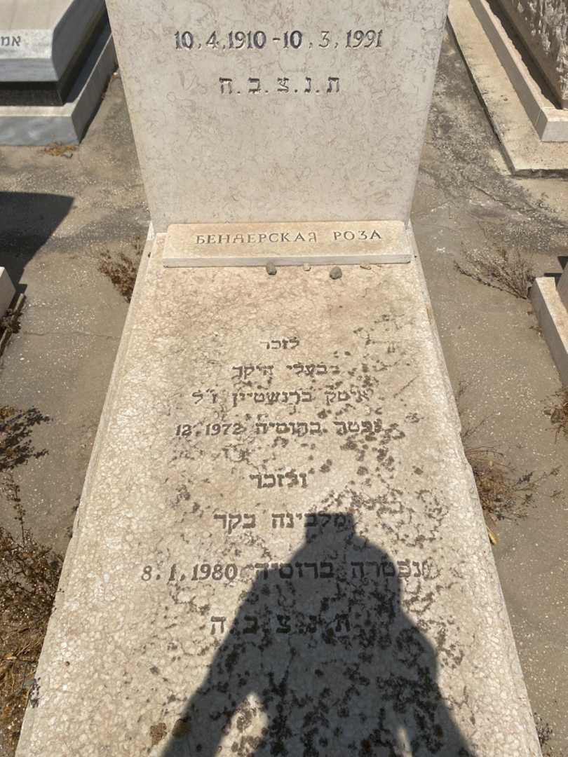 קברו של רוזה בנדרסקי. תמונה 2