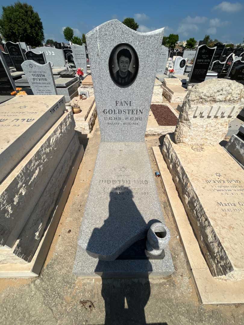 קברו של פאני גולדשטיין. תמונה 1