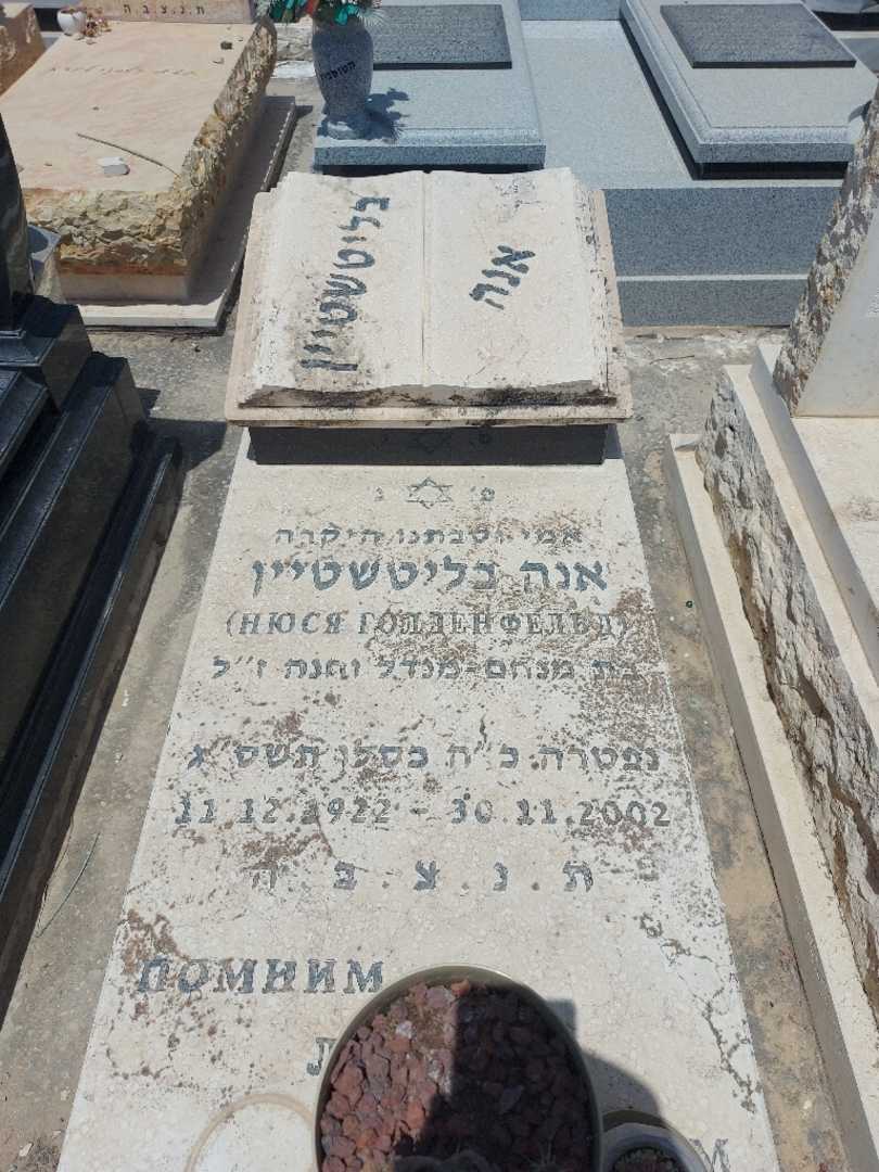 קברו של אנה בליטשטיין. תמונה 1