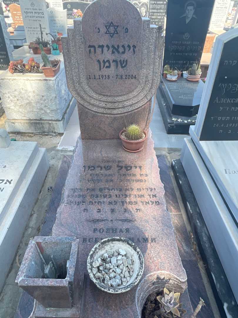 קברו של זינאידה שרמן. תמונה 1