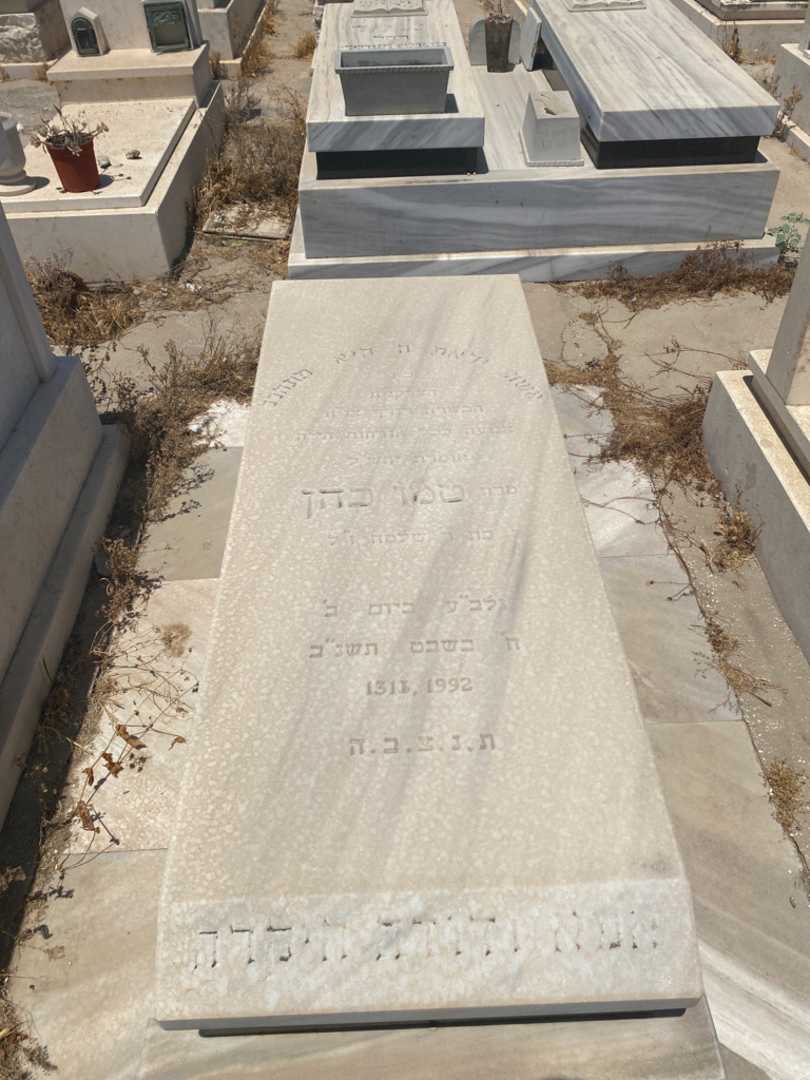 קברו של טמו כהן. תמונה 1