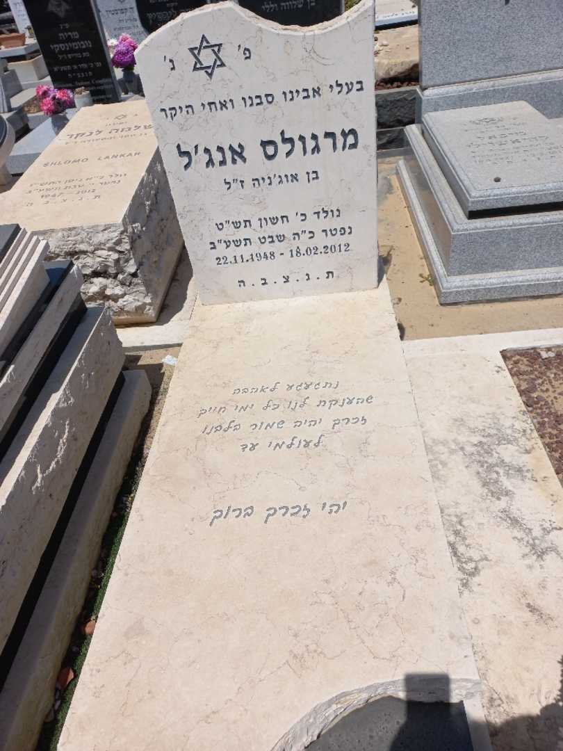 קברו של אנג'ל מרגוליס. תמונה 1