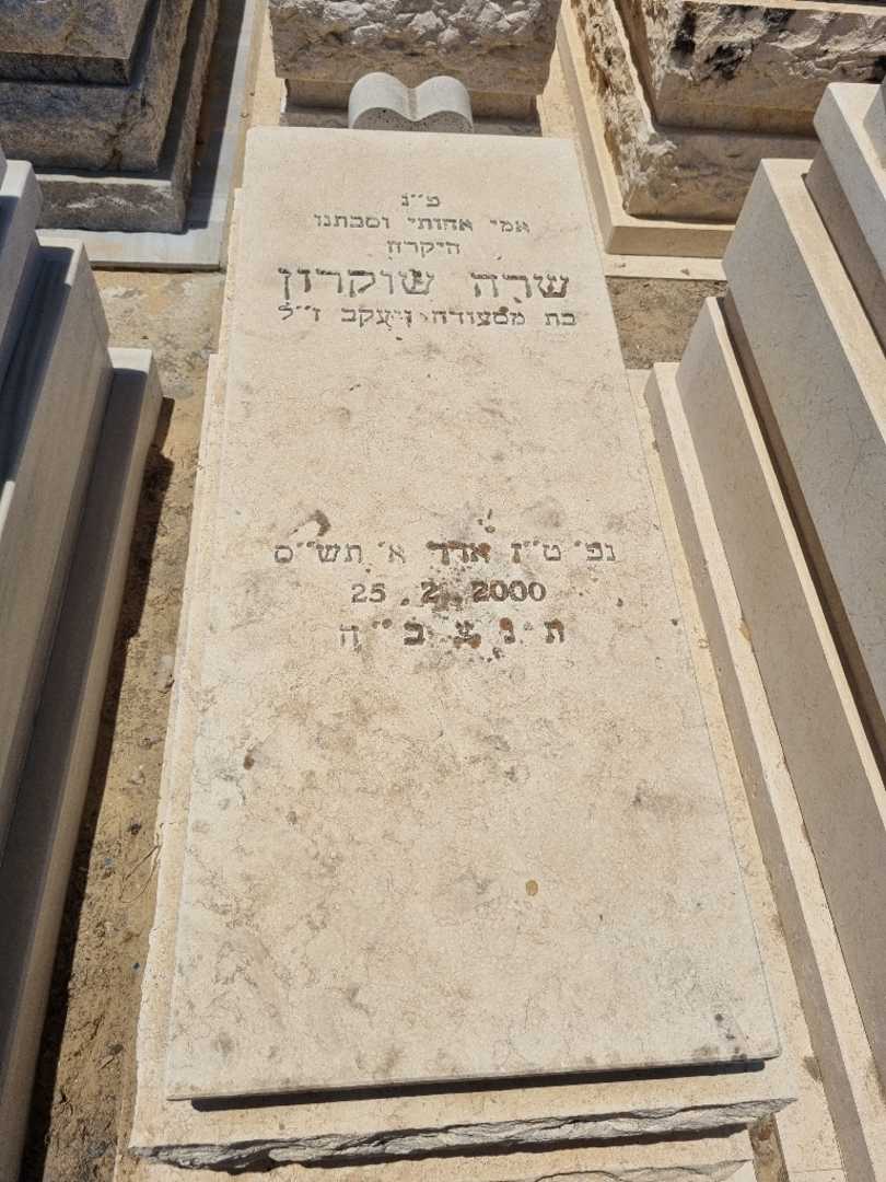 קברו של שרה כהן. תמונה 1