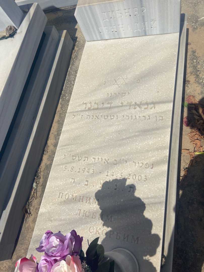 קברו של גנאדי דיבנר. תמונה 1