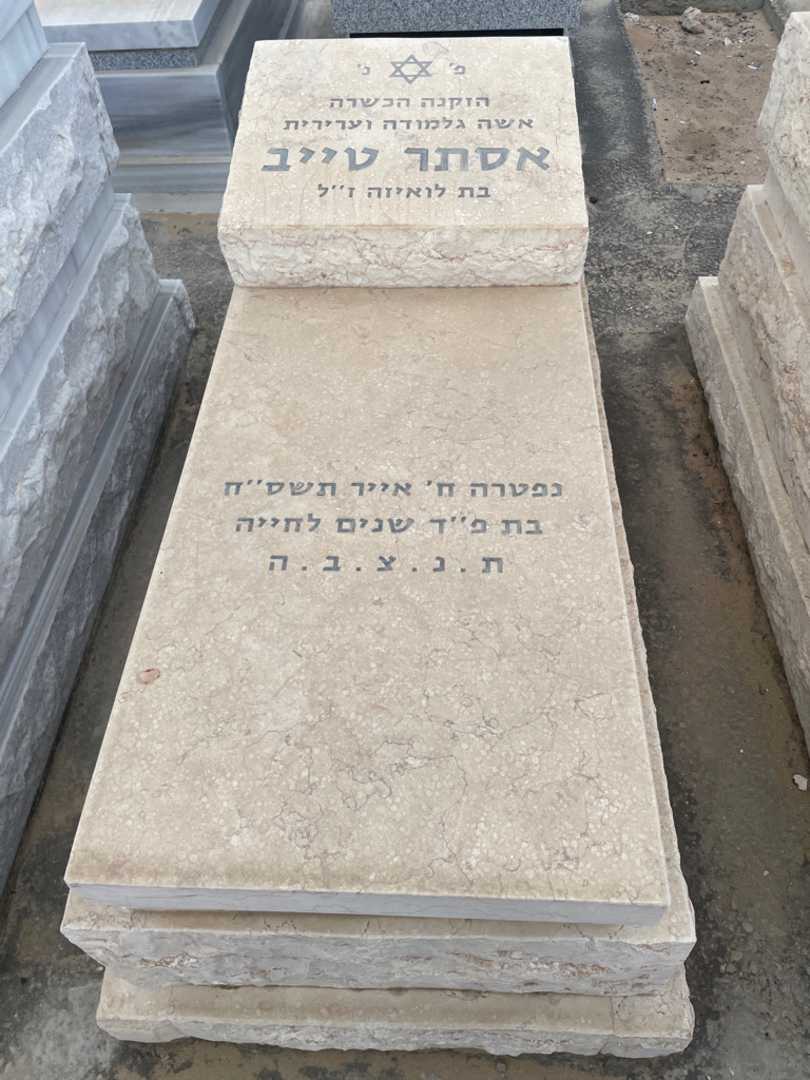 קברו של אסתר טייב. תמונה 1