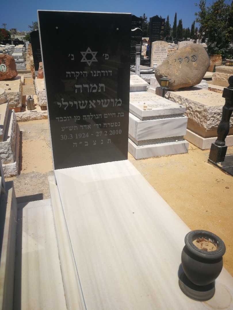 קברו של תמרה מושיאשוילי. תמונה 1