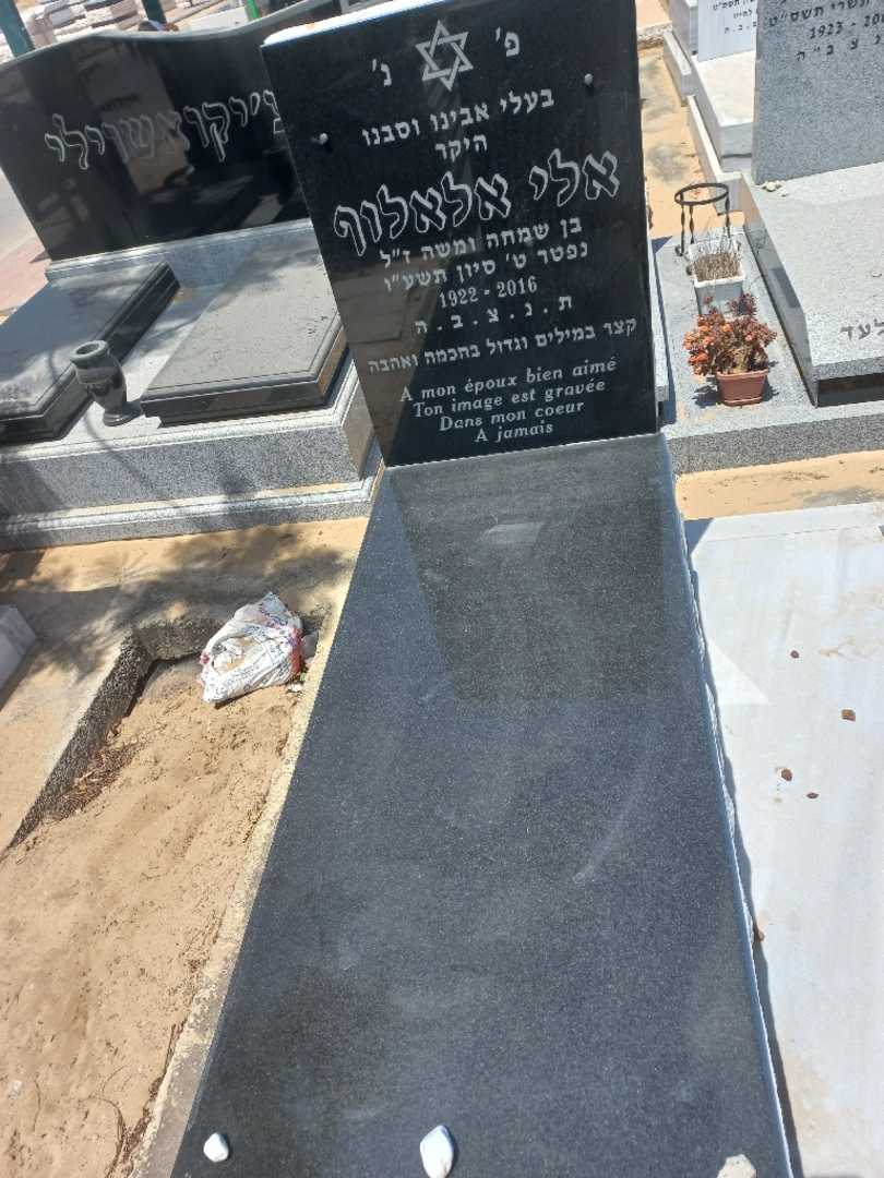 קברו של אלי אלאלוף. תמונה 1