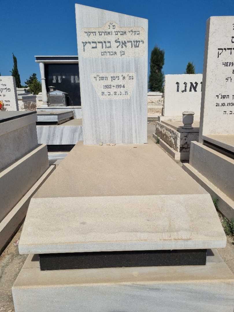 קברו של ישראל גורביץ. תמונה 1