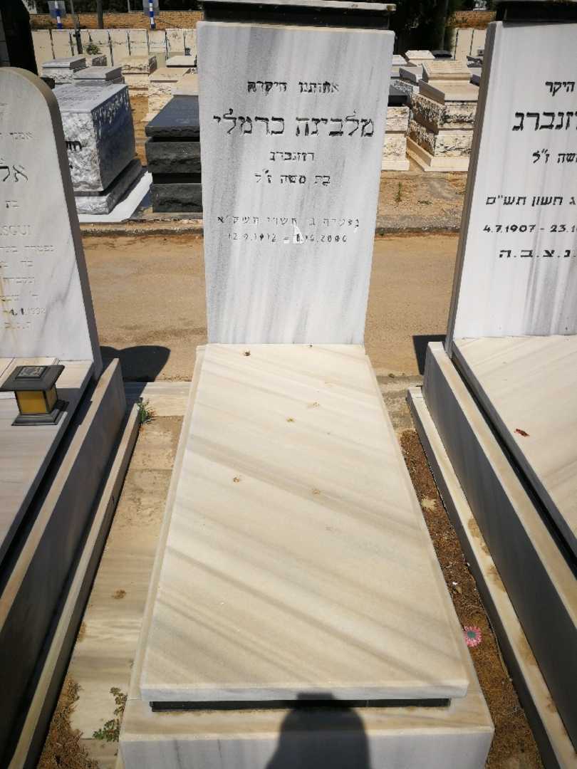 קברו של מלבינה כרמלי. תמונה 1