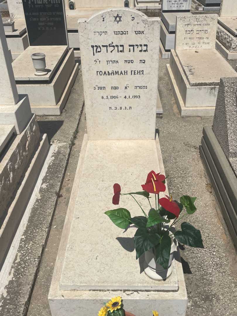 קברו של גניה גולדמן. תמונה 1