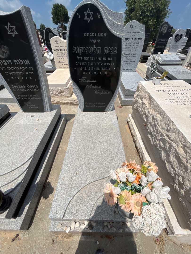 קברו של פניה חלטניקוב. תמונה 1