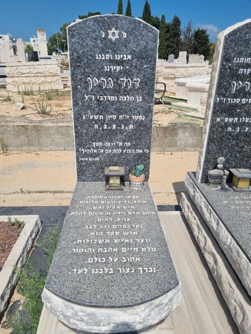קברו של דוד גרין. תמונה 2