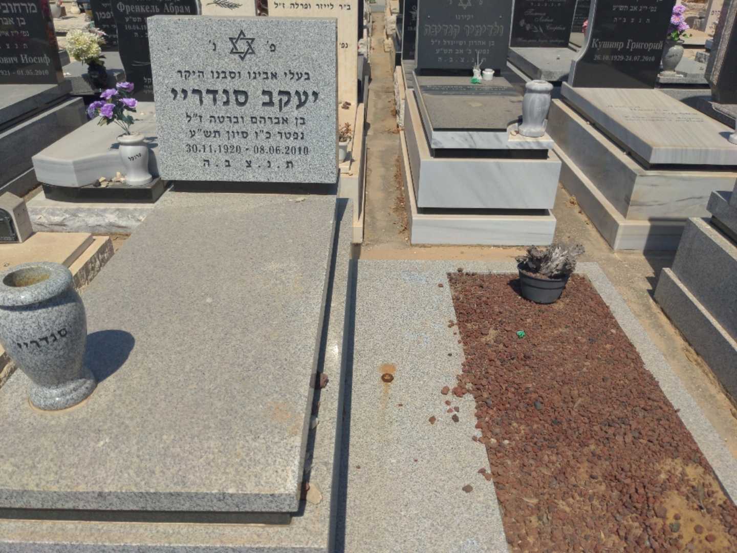 קברו של יעקב סנדריי. תמונה 1