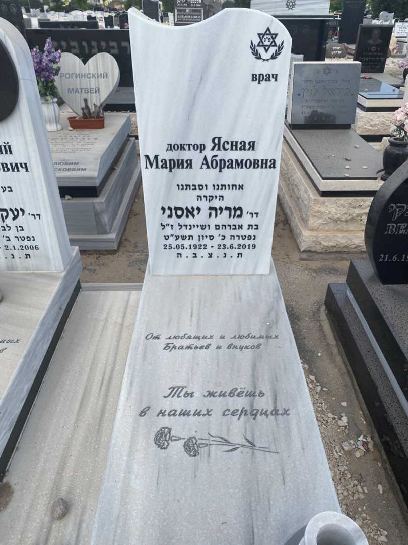 קברו של Doctor מריה יאסני. תמונה 2
