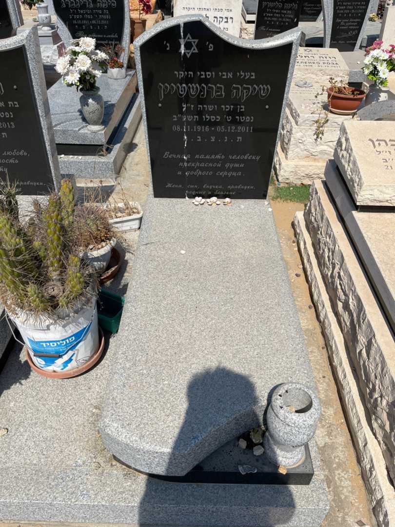 קברו של שיקה ברנשטיין. תמונה 2