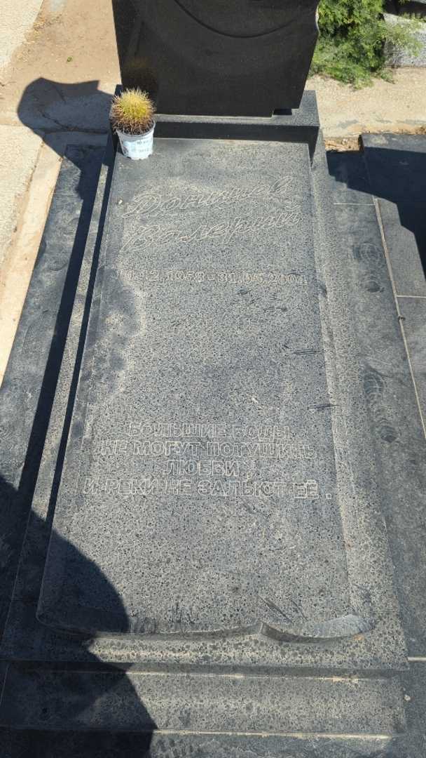 קברו של וולרי דוניצ'ב. תמונה 2