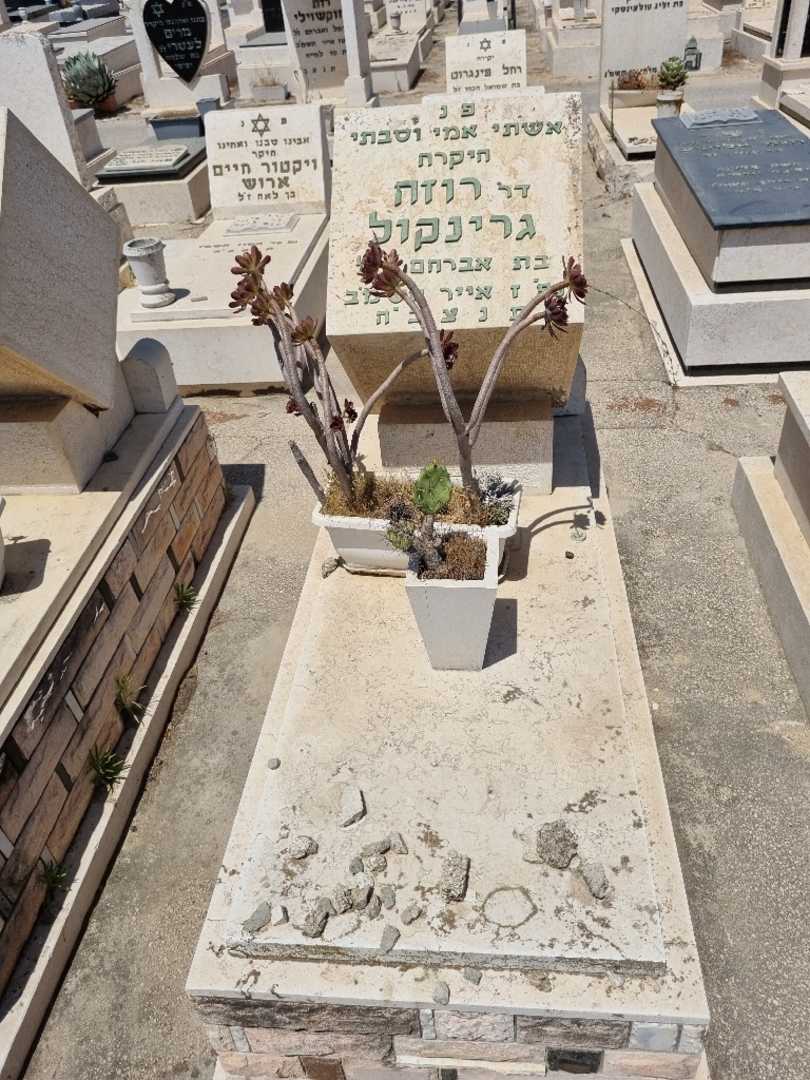 קברו של רוזה גרינקול. תמונה 1
