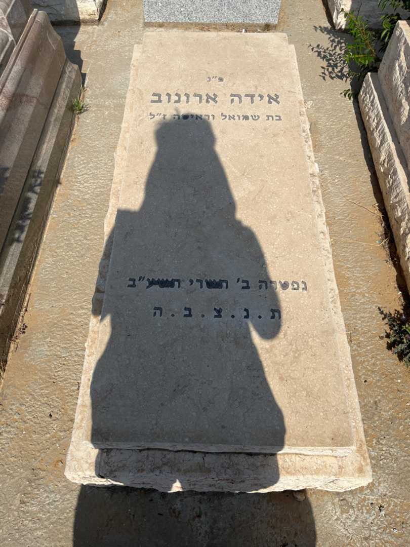 קברו של אידה ארונוב. תמונה 1