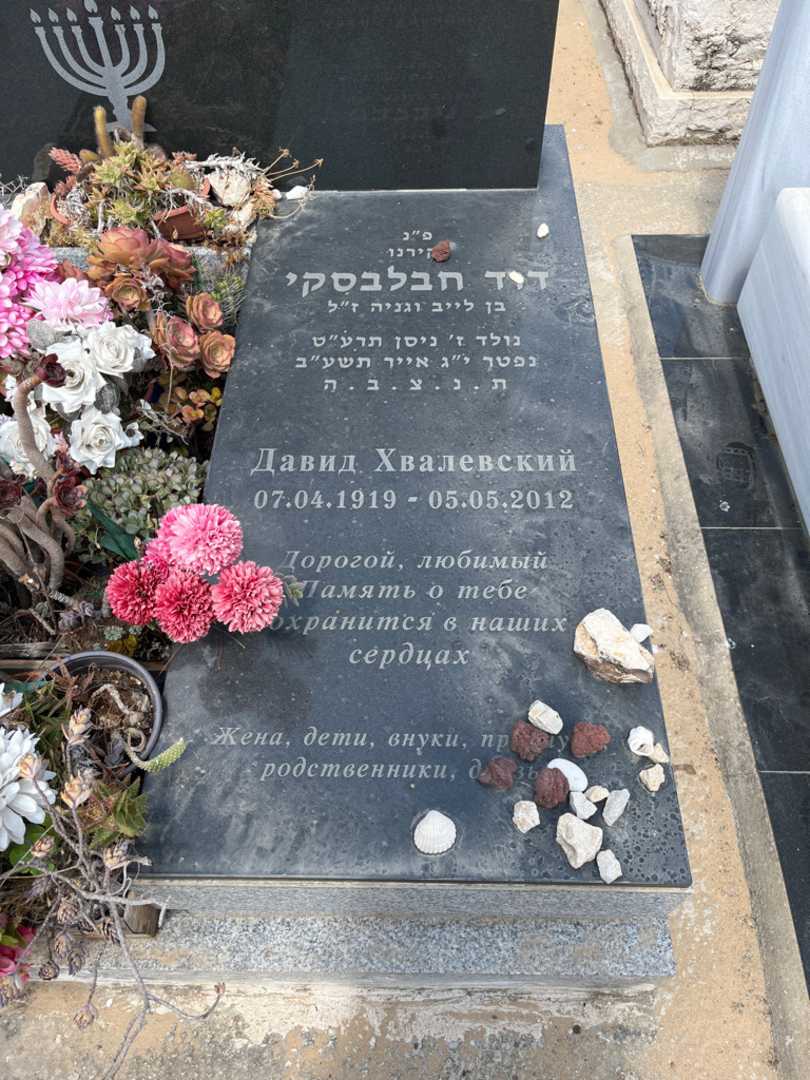 קברו של דוד חבלבסקי. תמונה 1