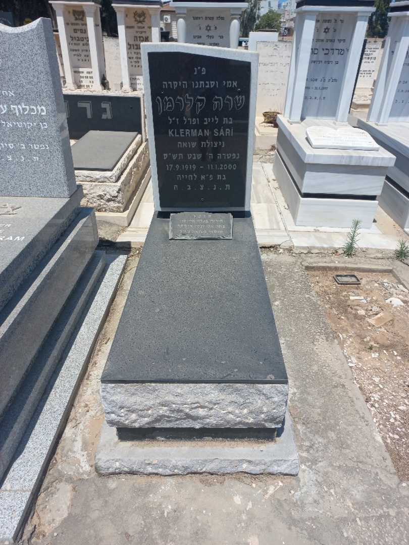 קברו של שרה קלרמן. תמונה 1