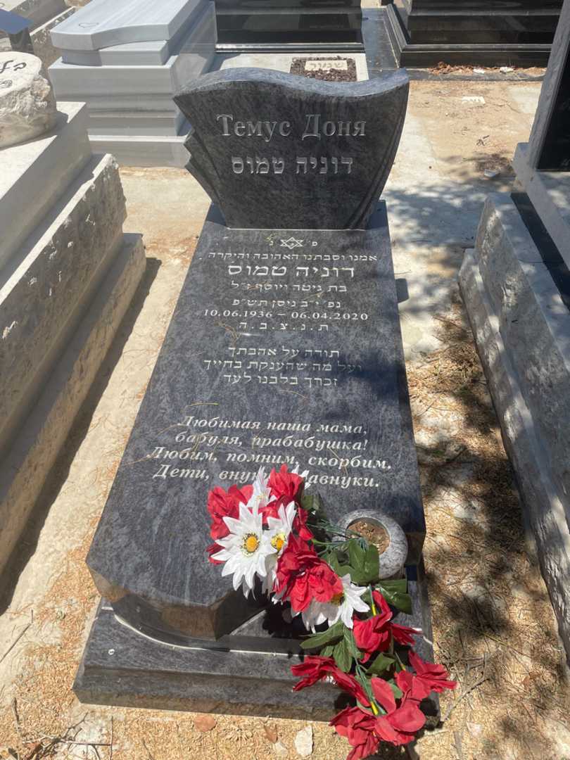 קברו של דוניה טמוס. תמונה 1