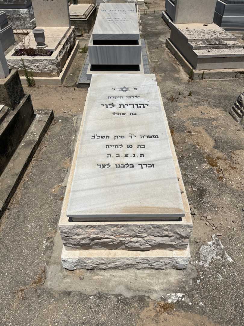 קברו של יהודית לוי. תמונה 1