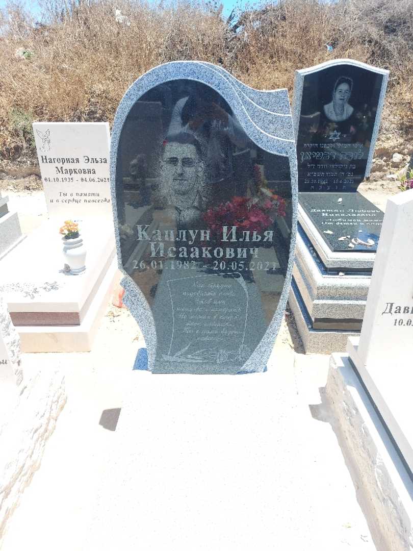 קברו של איליה קפלון. תמונה 1