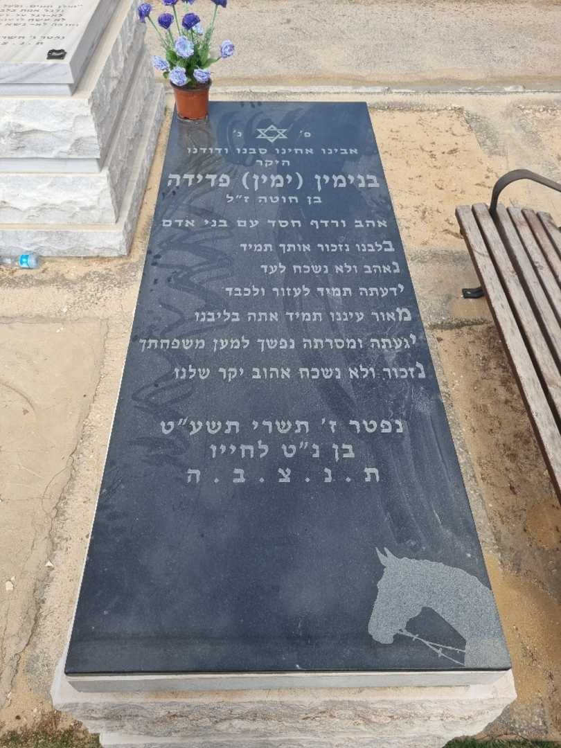 קברו של בנימין "ימין" פדידה. תמונה 1