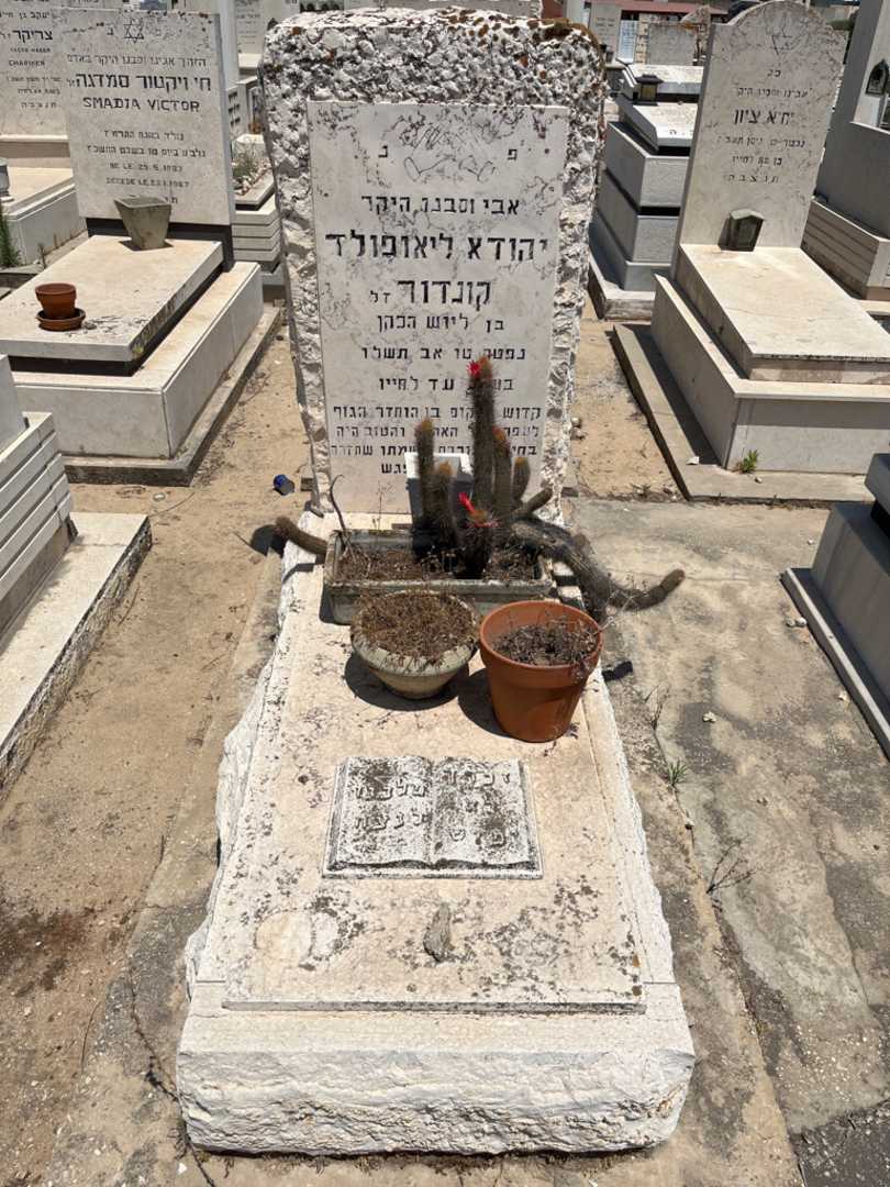 קברו של יהודה קונדור. תמונה 1