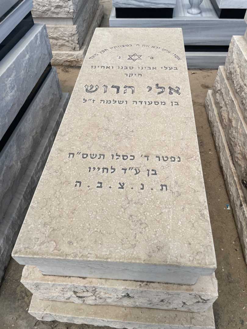 קברו של אלי הרוש. תמונה 1