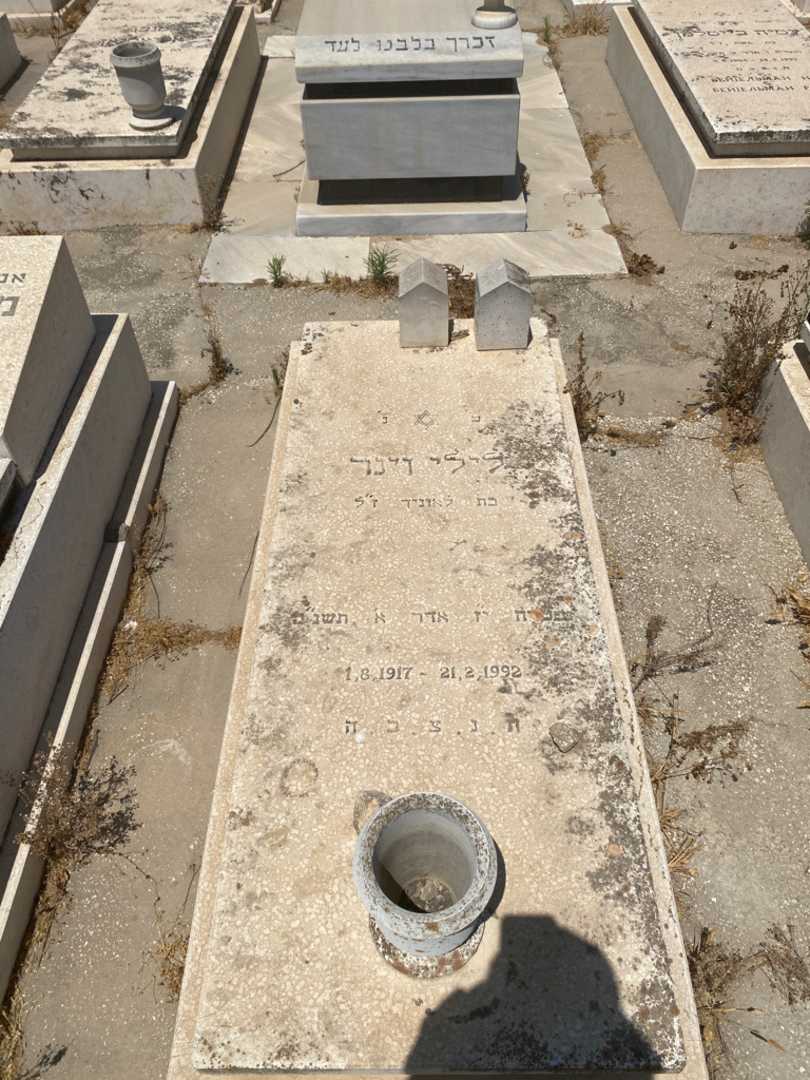 קברו של לילי וינר. תמונה 1