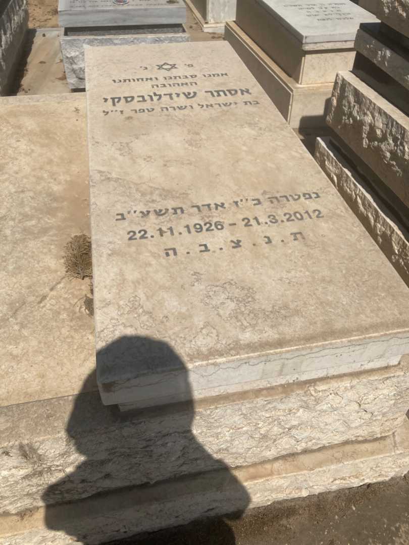 קברו של אסתר שידלובסקי. תמונה 2
