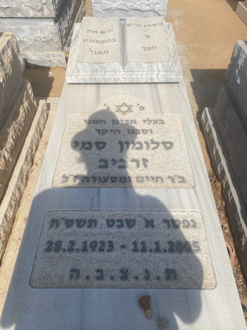 קברו של סולומון זרביב. תמונה 1